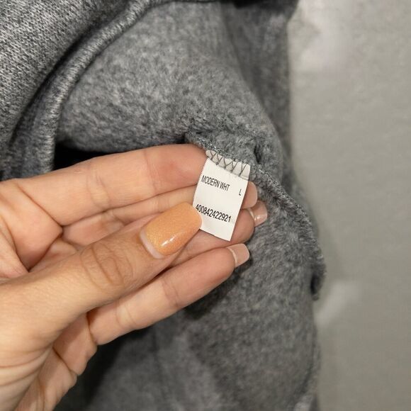 Tek Gear Gray Long Sleeve Mock Neck Sweater Size Large - Picture 4 of 7